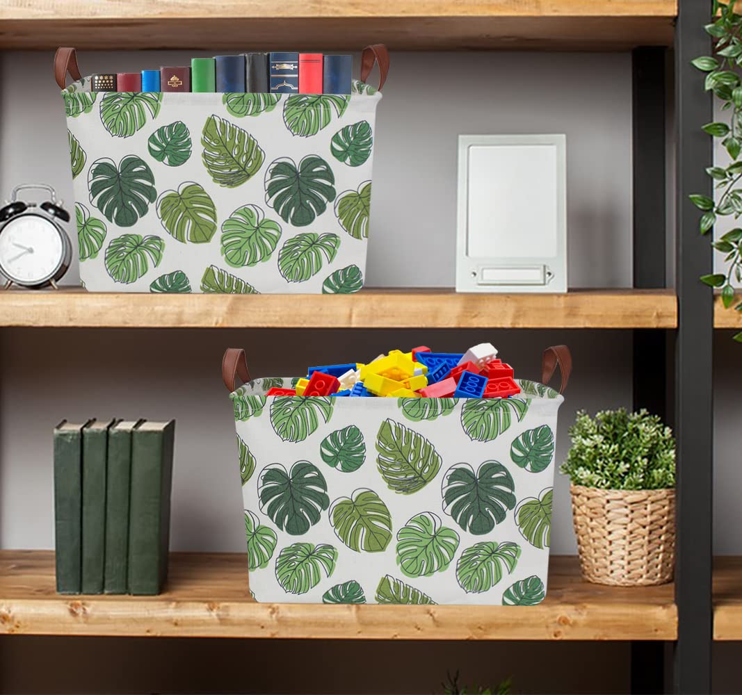 NTAOHAMPER waterproof lining helps protect items from spills in nursery or closet.