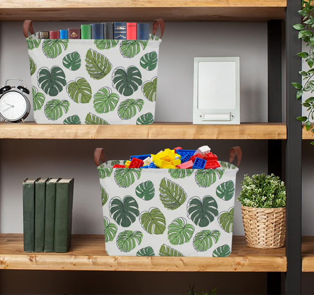 NTAOHAMPER waterproof lining helps protect items from spills in nursery or closet.