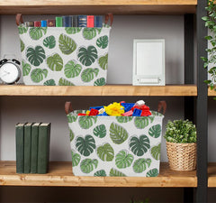 NTAOHAMPER waterproof lining helps protect items from spills in nursery or closet.