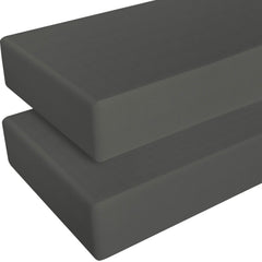 NTBAY 2-pack fitted crib sheet in soft microfiber for gentle baby sleep.