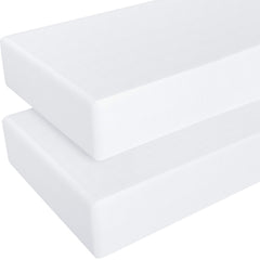 NTBAY 2 pack crib sheet with soft microfiber texture for cozy sleep