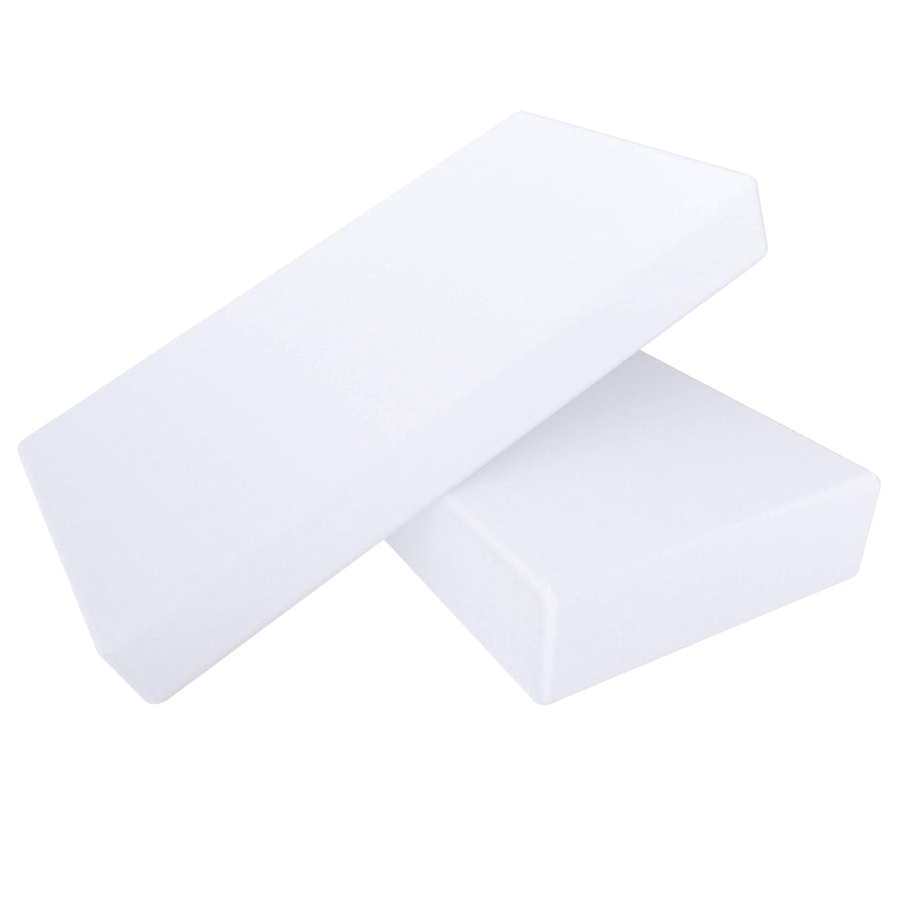 NTBAY 8 inch deep pockets demonstrated on mattress