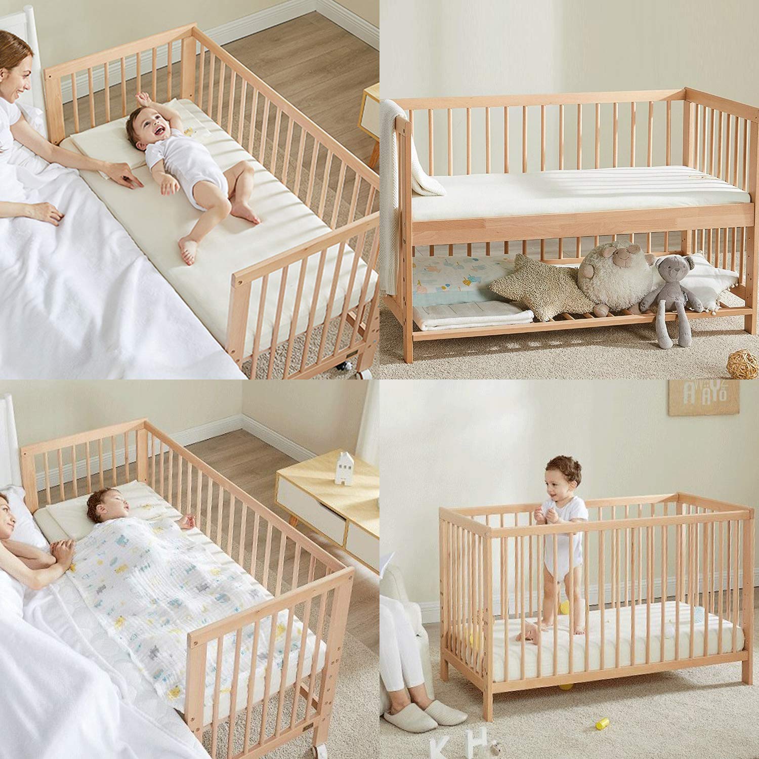 NTBAY 8-inch deep pockets ensure a secure mattress fit.