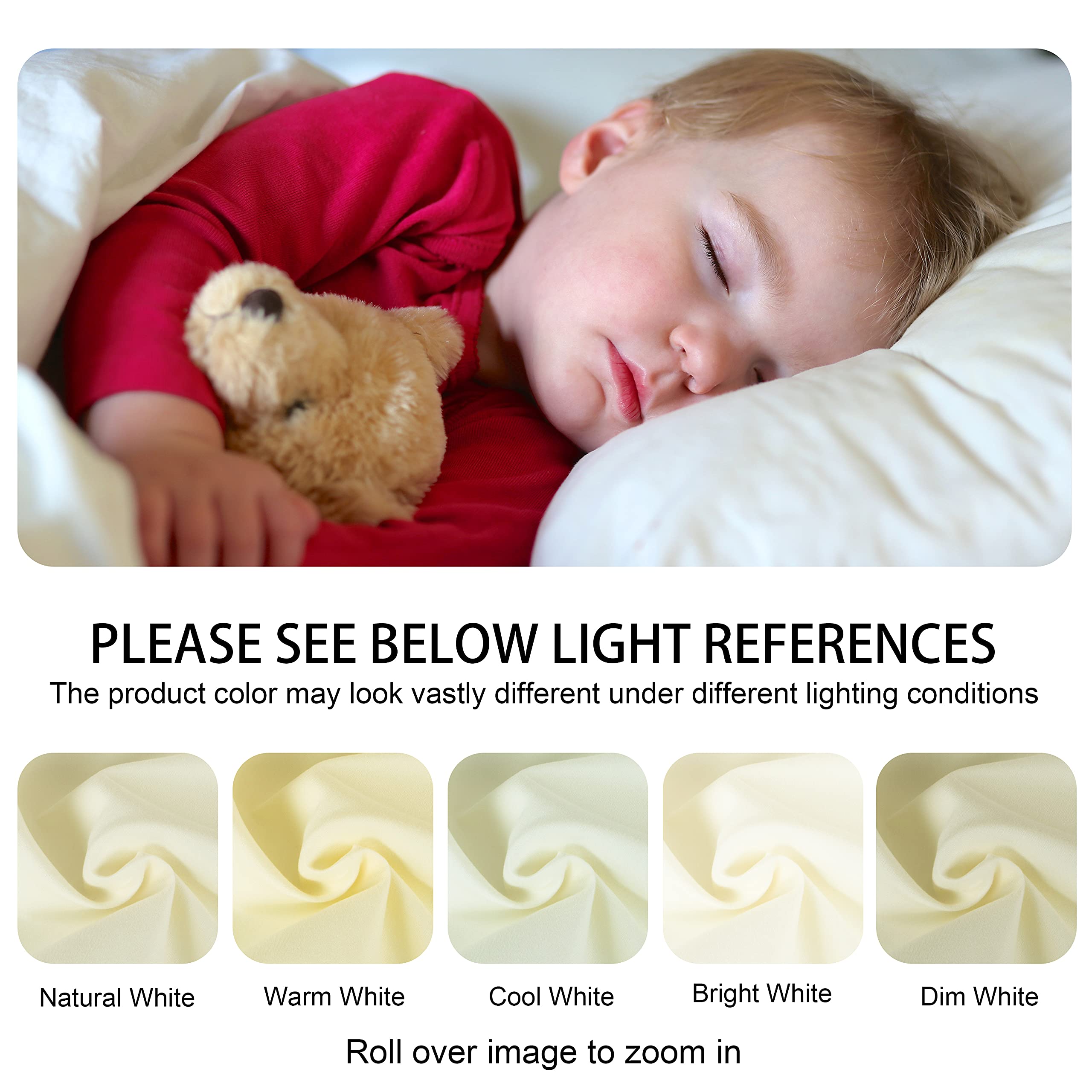 NTBAY baby nursery sheet set supports cozy naps and restful nights.
