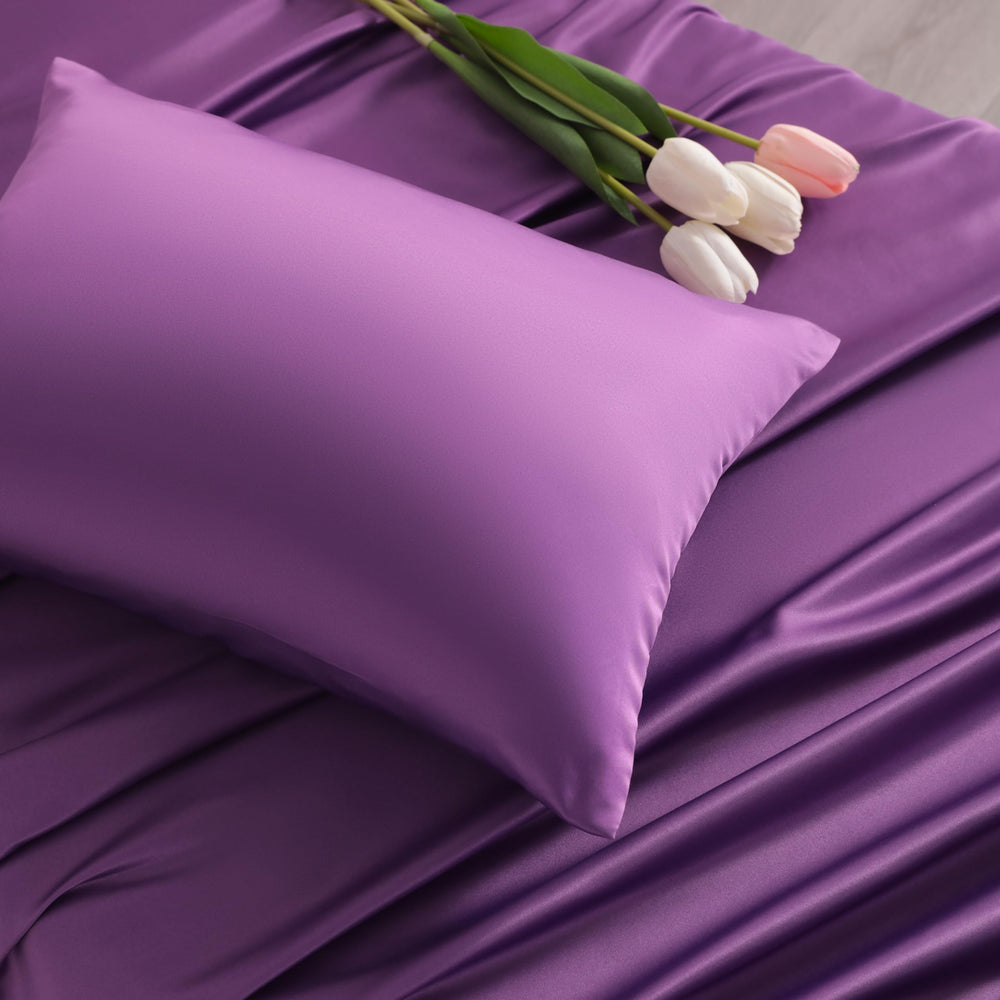 NTBAY baby room decor shot suggests coordinated crib styling with luxury satin feel