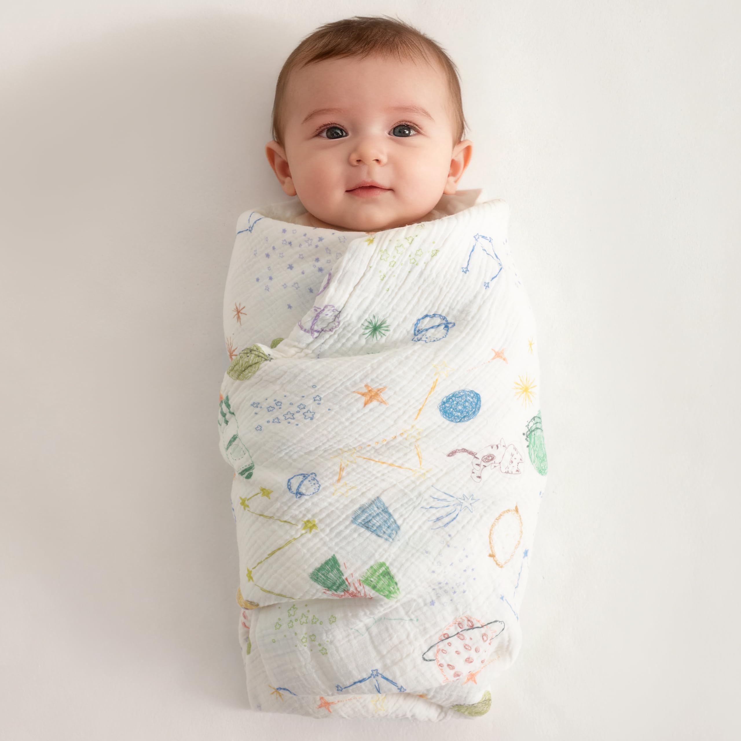 NTBAY lightweight nursery blanket great for travel