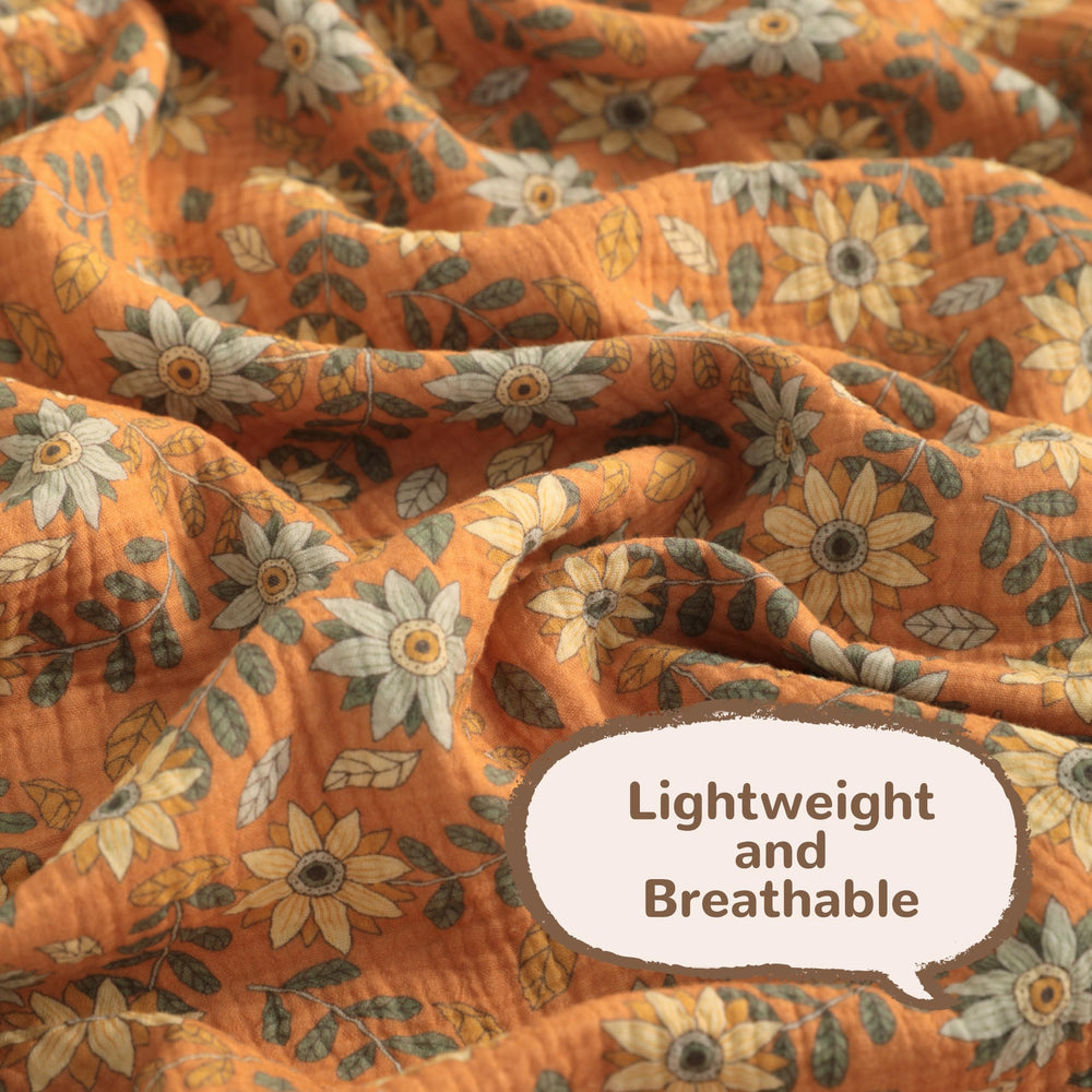 NTBAY breathable baby blanket demonstrates airy weave for year-round comfort
