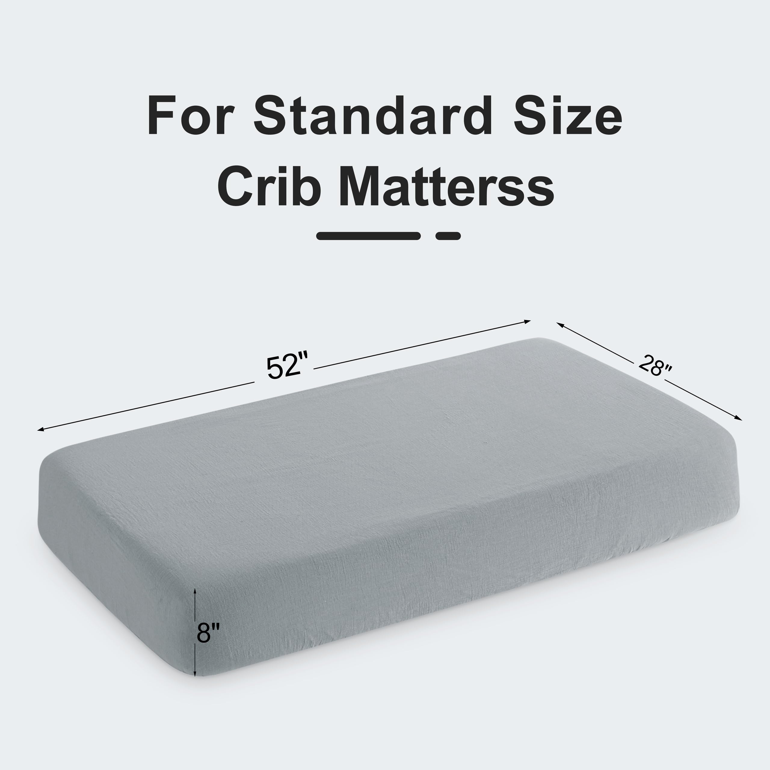Machine washable NTBAY crib sheets maintain softness after washing.
