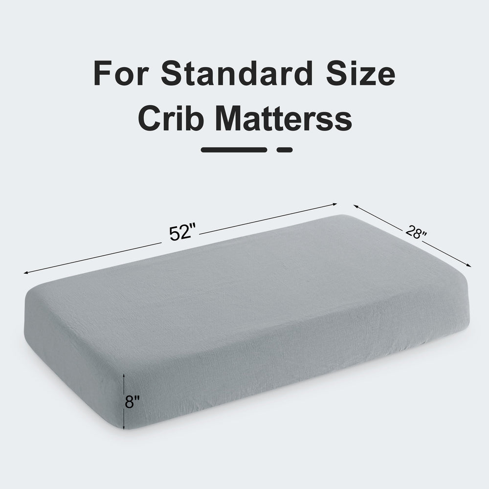 Machine washable NTBAY crib sheets maintain softness after washing.
