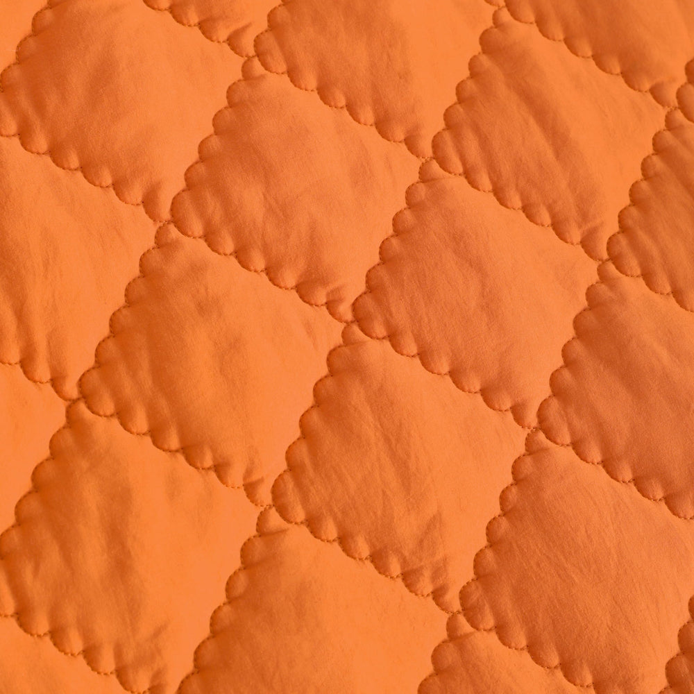 NTBAY orange comforter on stroller, versatile cover for outings