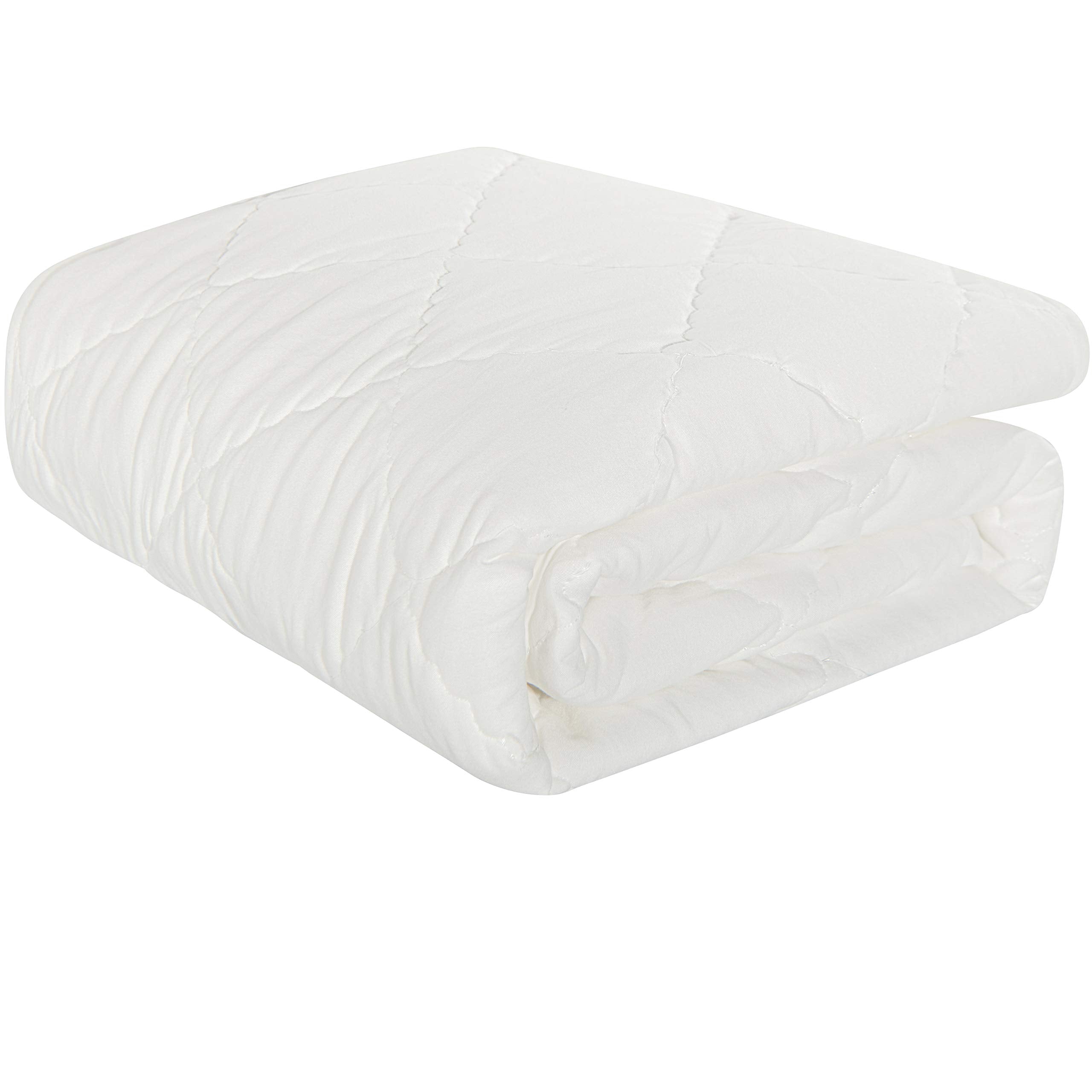 NTBAY down alternative toddler comforter white with ultra-soft texture for year-round warmth