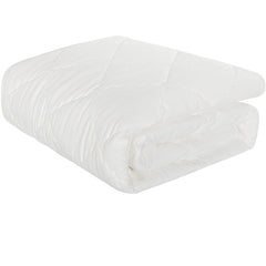 NTBAY down alternative toddler comforter white with ultra-soft texture for year-round warmth