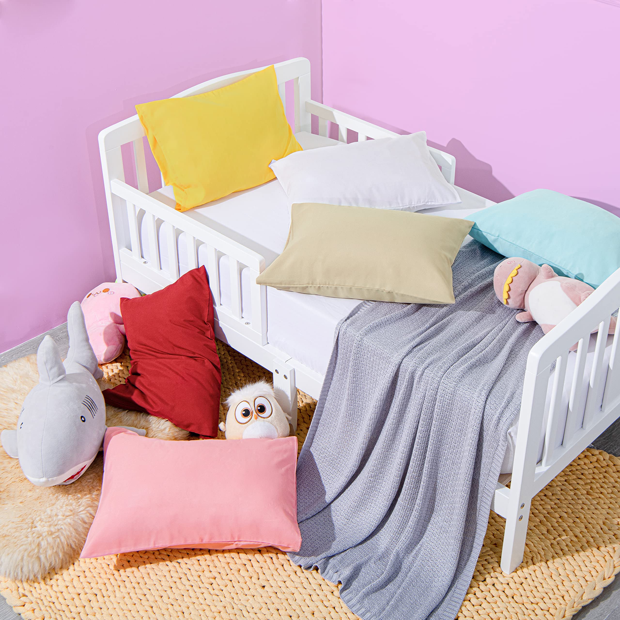 NTBAY pillowcase features durable stitching for daily toddler use.