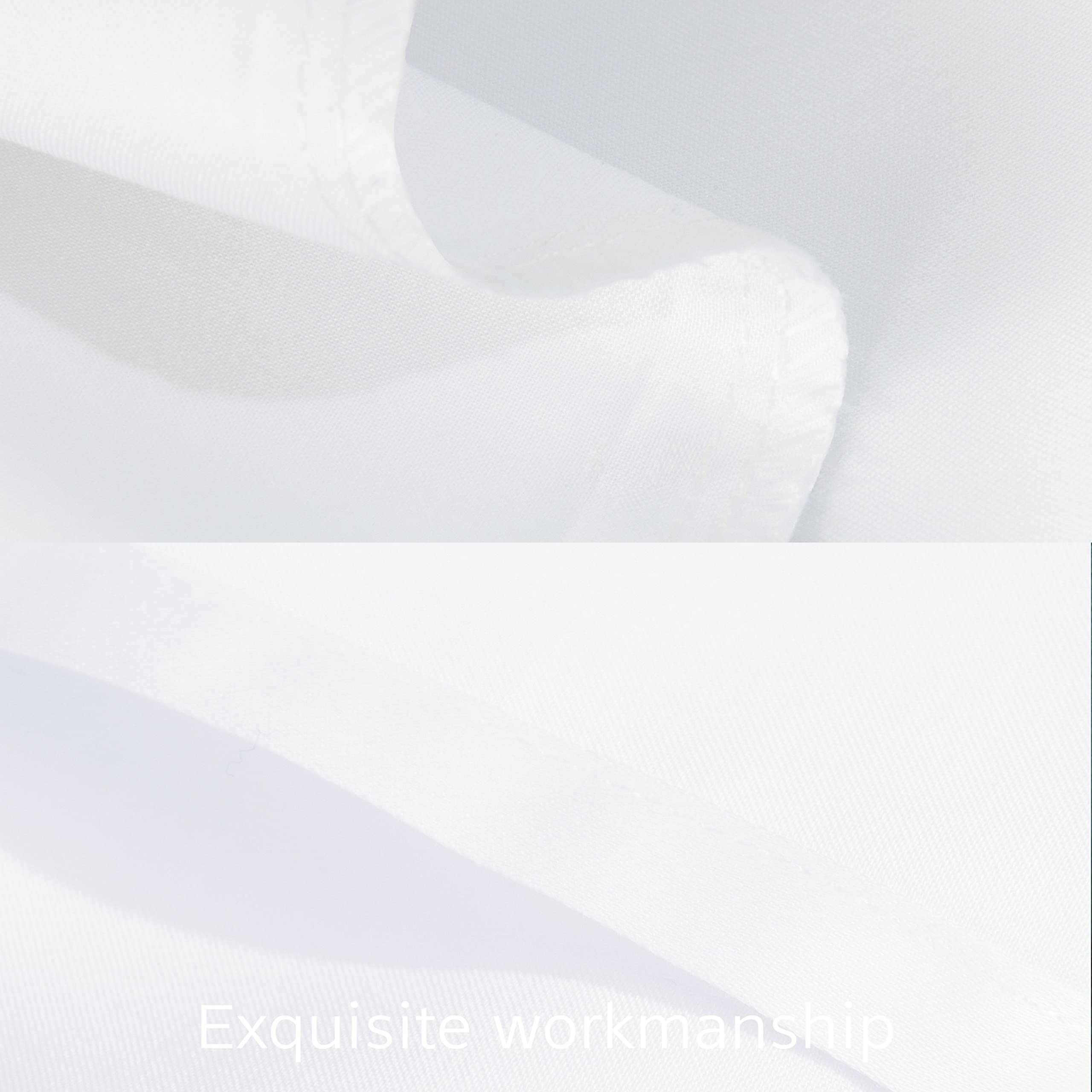 NTBAY Egyptian cotton pillowcase soft sateen finish improves softness after wash