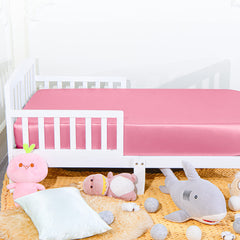 NTBAY fade-resistant satin crib sheet maintains vibrant color after washes