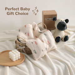 NTBAY lightweight nursery blanket provides year-round comfort.