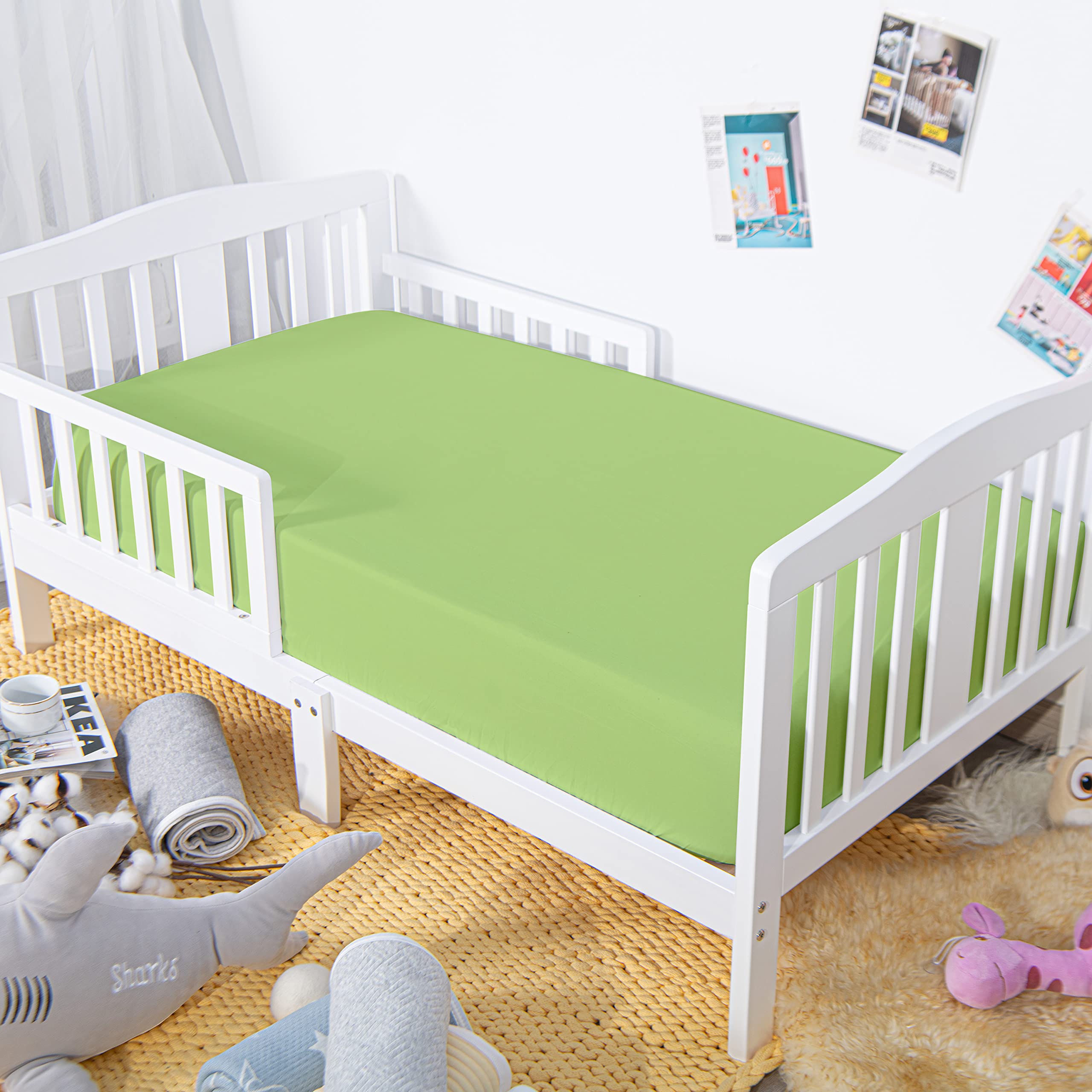 NTBAY machine washable crib sheet makes nursery care simple