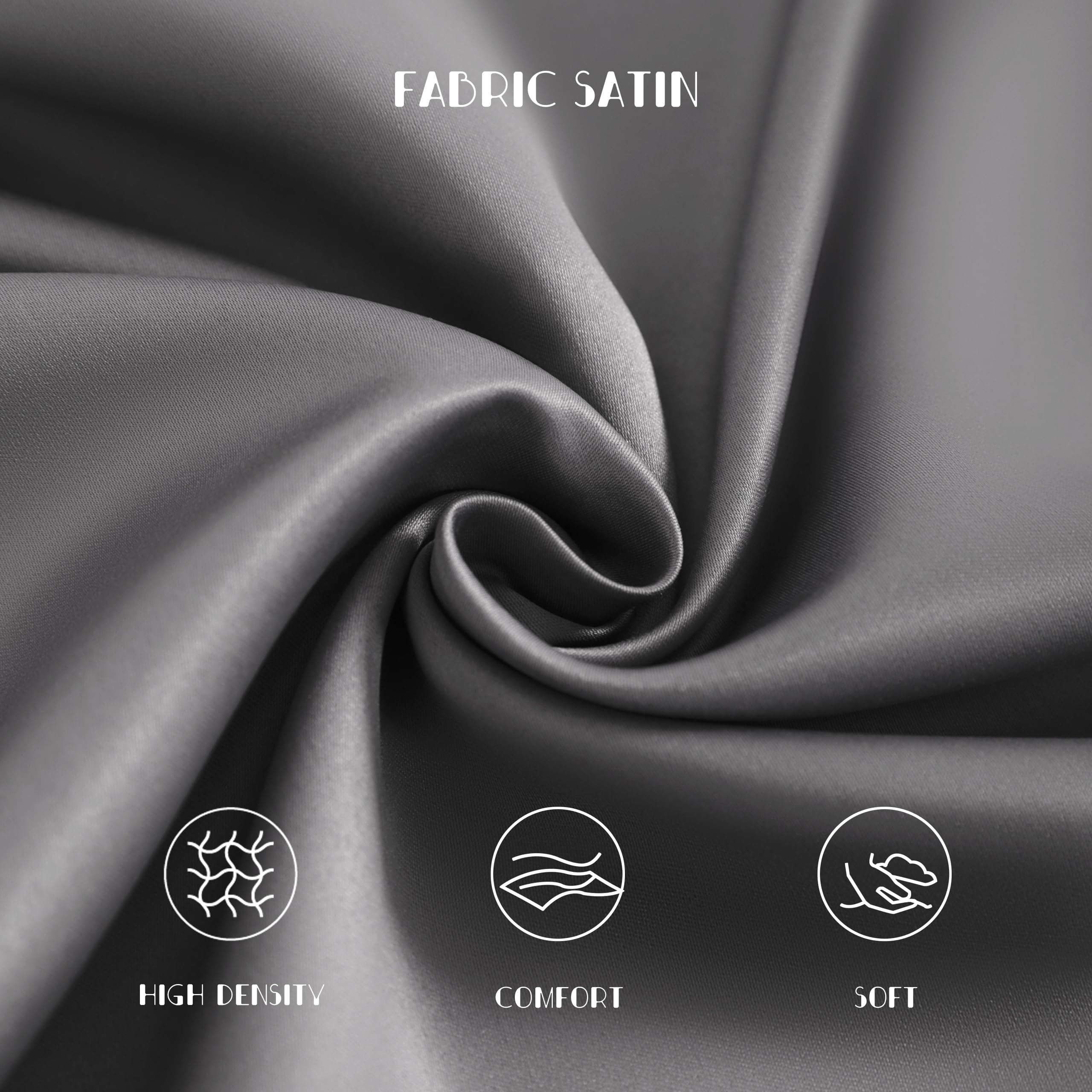 NTBAY matte satin toddler pillowcase close-up shows soft texture and premium feel.