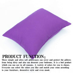 NTBAY multi-color microfiber pillowcase, durable and color-fast.