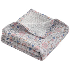 NTBAY muslin baby swaddle 30x40 closeup highlights soft breathable fabric for delicate skin.