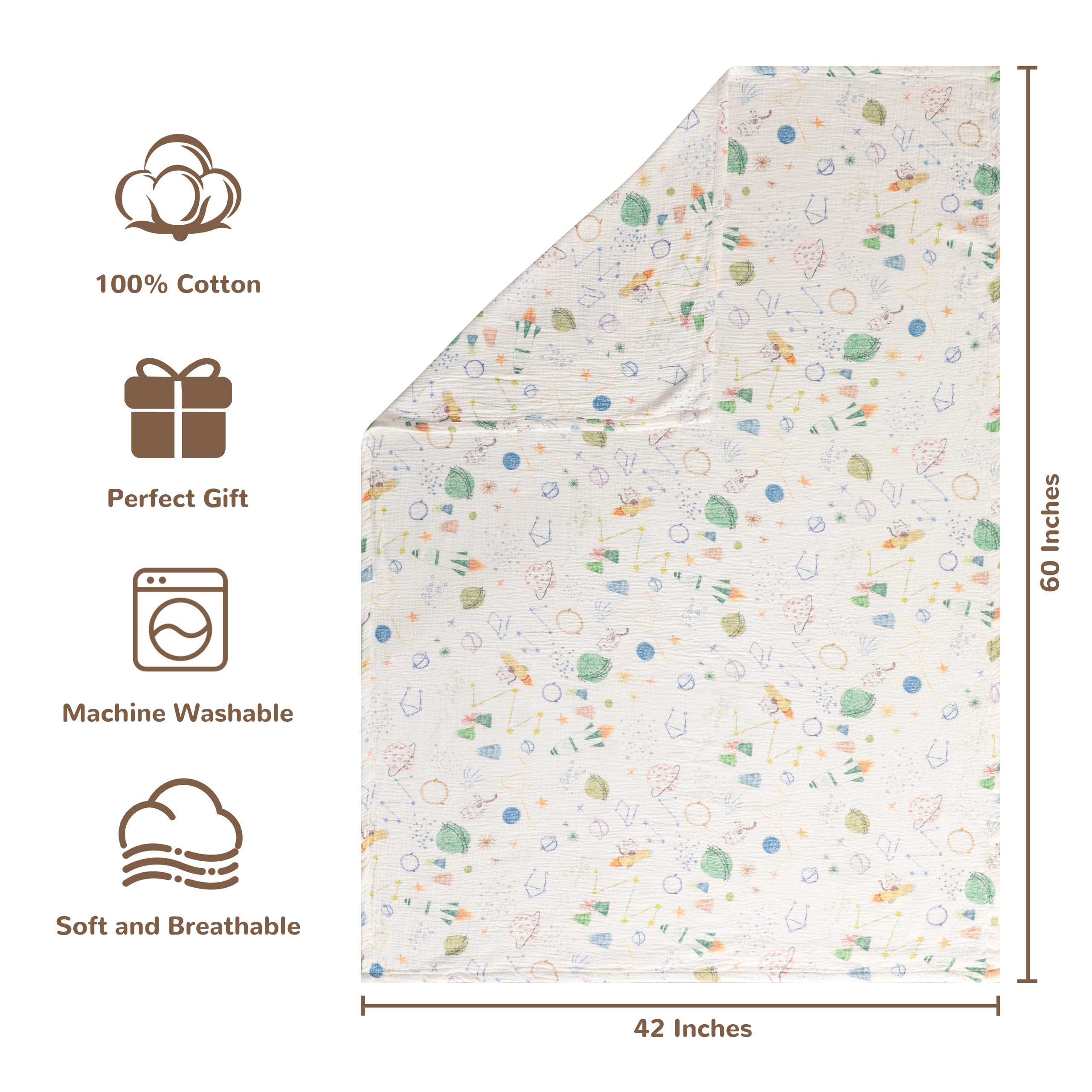 NTBAY baby blanket close-up shows plush, skin-friendly softness