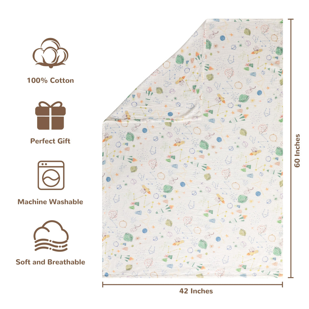 NTBAY baby blanket close-up shows plush, skin-friendly softness