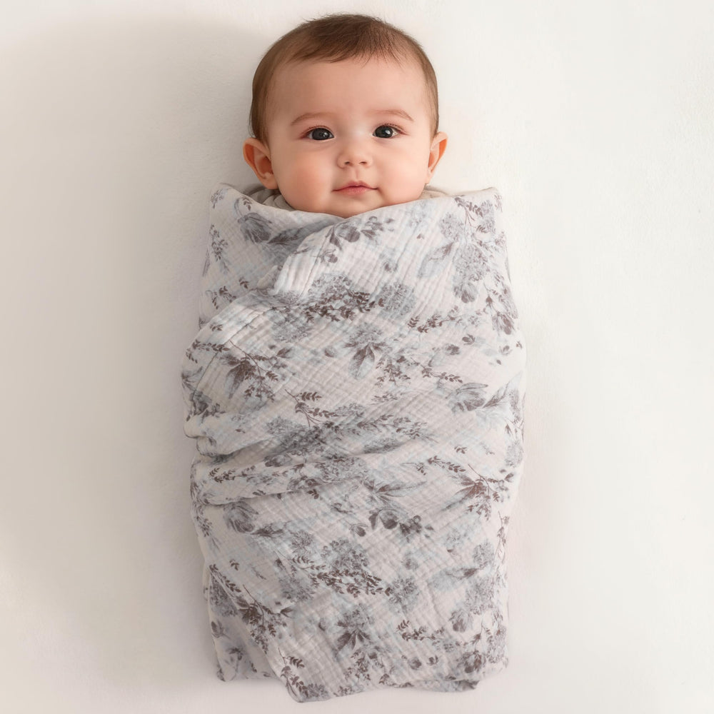 NTBAY nursing cover option, breathable muslin for discreet feeding.