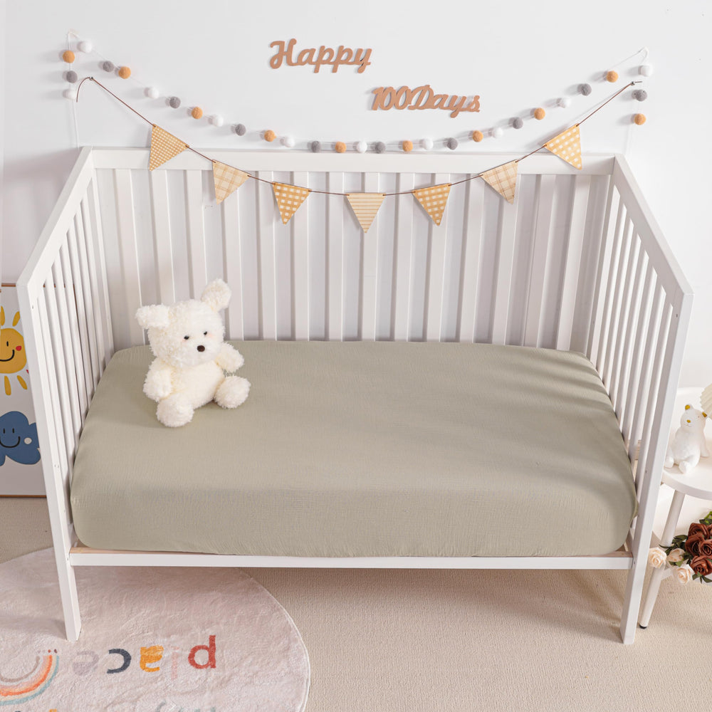NTBAY color varieties crib sheets brighten unisex nursery accents