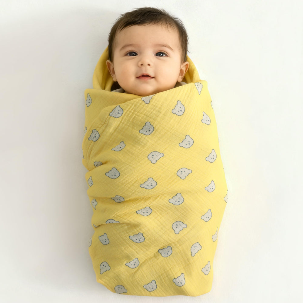 NTBAY nursery blanket durable stitching; built for frequent washing.