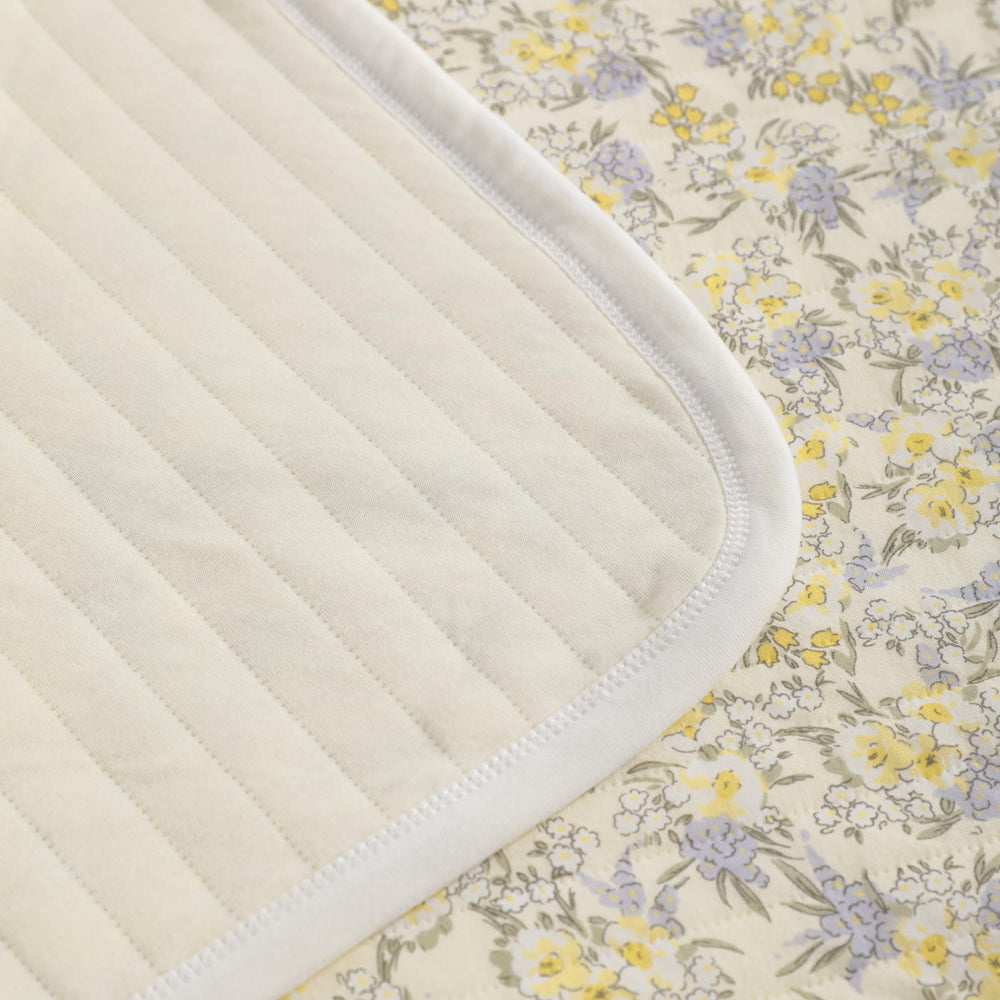 NTBAY nursery blanket used as stroller cover