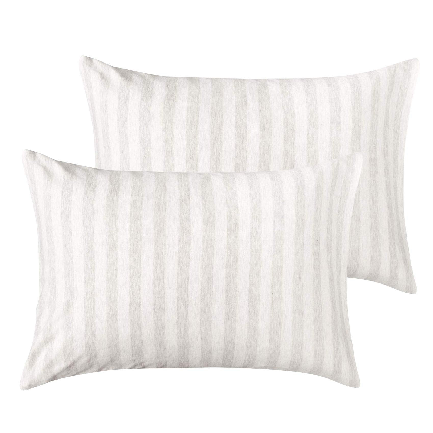 NTBAY camel stripe toddler pillowcase in ultra-soft jersey cotton for cozy naps
