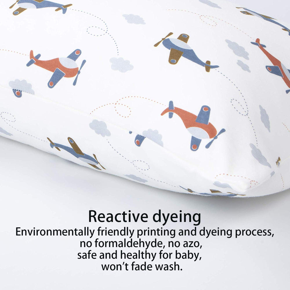 NTBAY organic cotton pillowcase feels breathable and gentle on toddlers skin