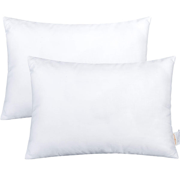 NTBAY 13x18 down-alternative pillow offers gentle kid-friendly support for sleep.