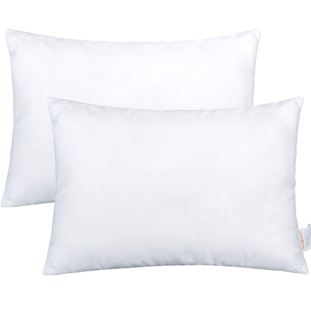 NTBAY 13x18 down-alternative pillow offers gentle kid-friendly support for sleep.