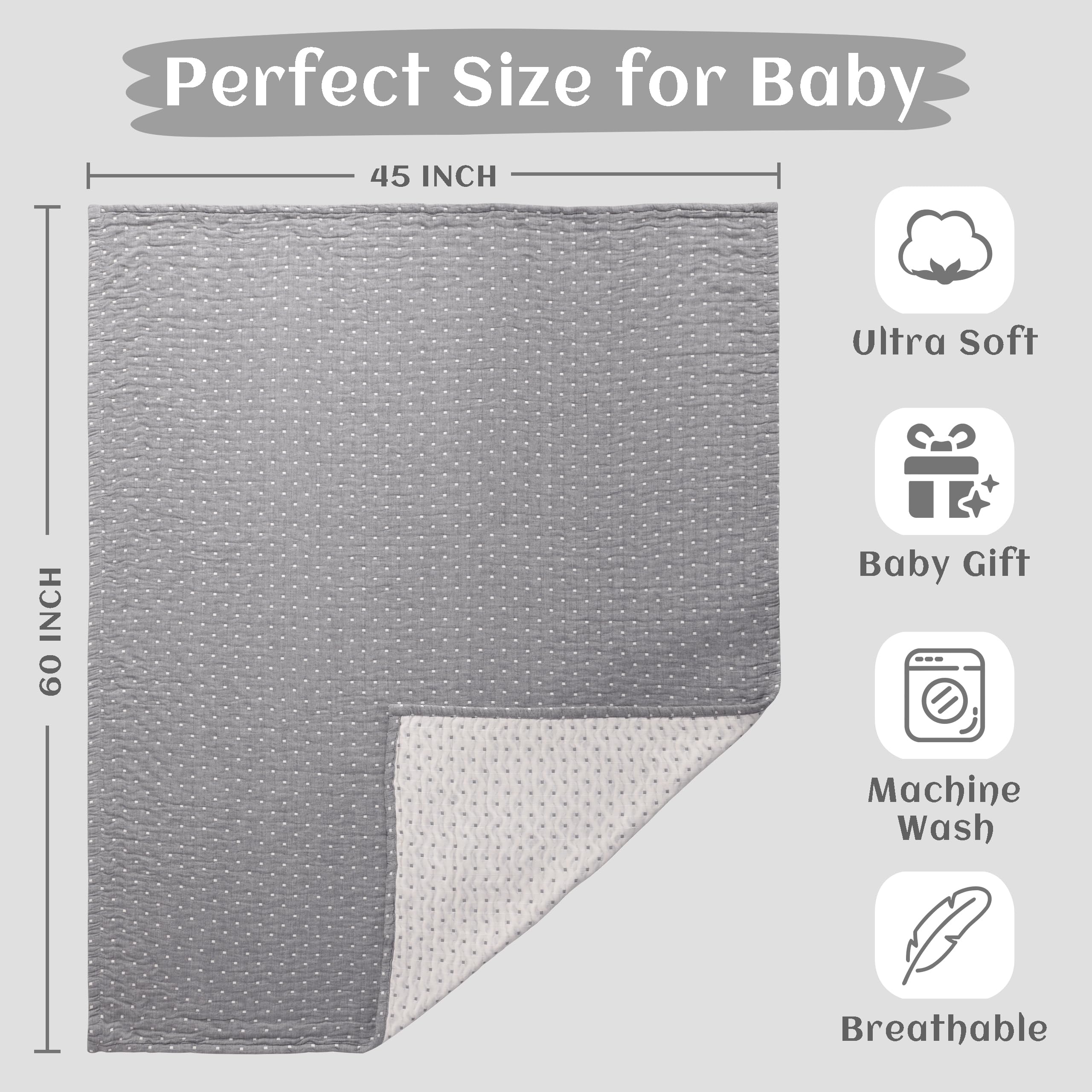 NTBAY reversible design lets you switch styles for naps and travel