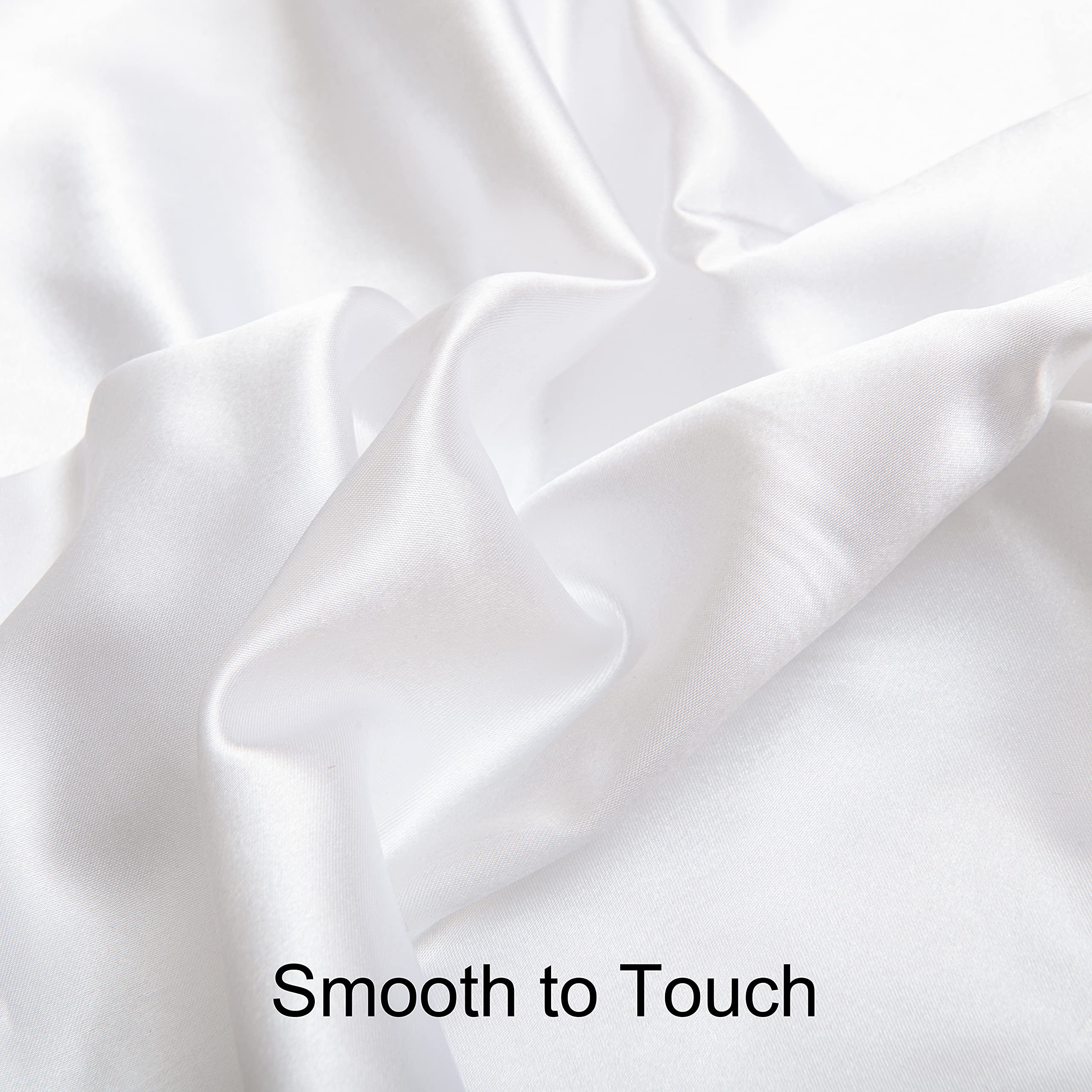 NTBAY silk satin fabric close-up highlighting soft silky texture