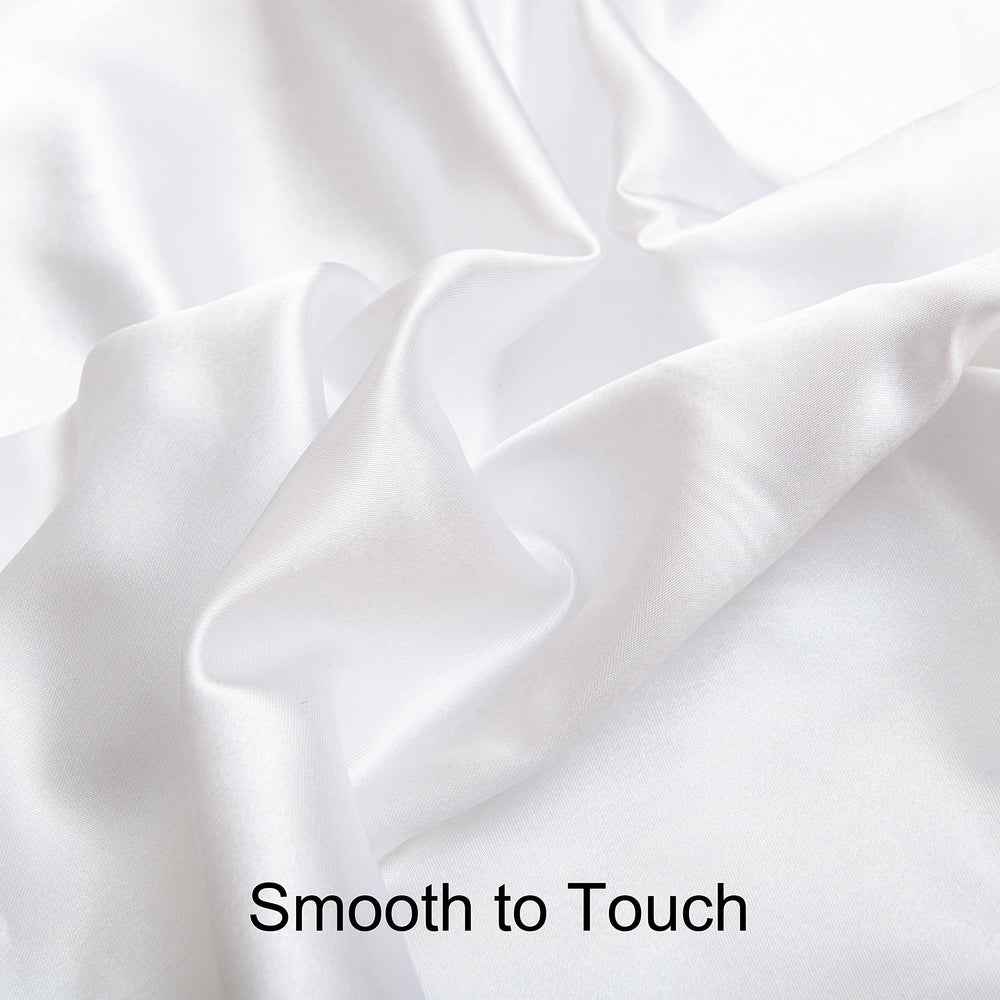 NTBAY silk satin fabric close-up highlighting soft silky texture