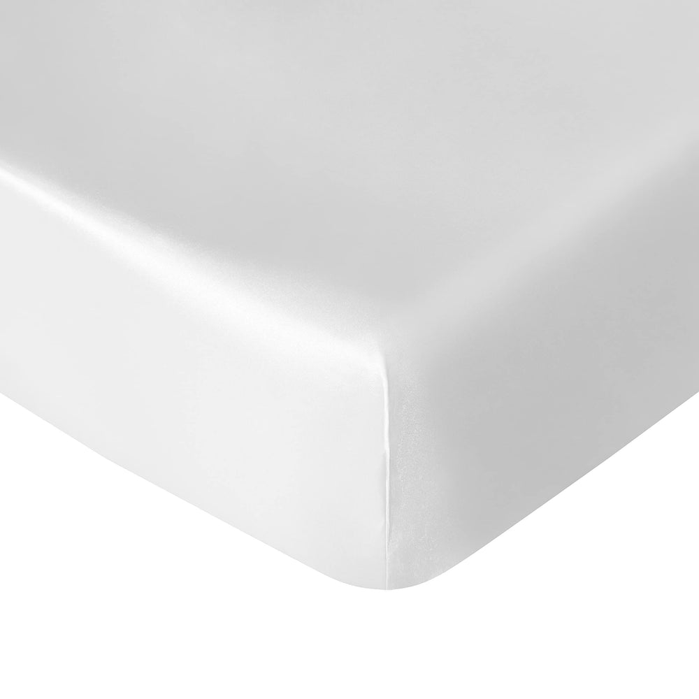 NTBAY silk satin fitted crib sheet with silky touch for comfy sleep