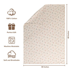 NTBAY soft breathable muslin fabric gentle on baby skin.