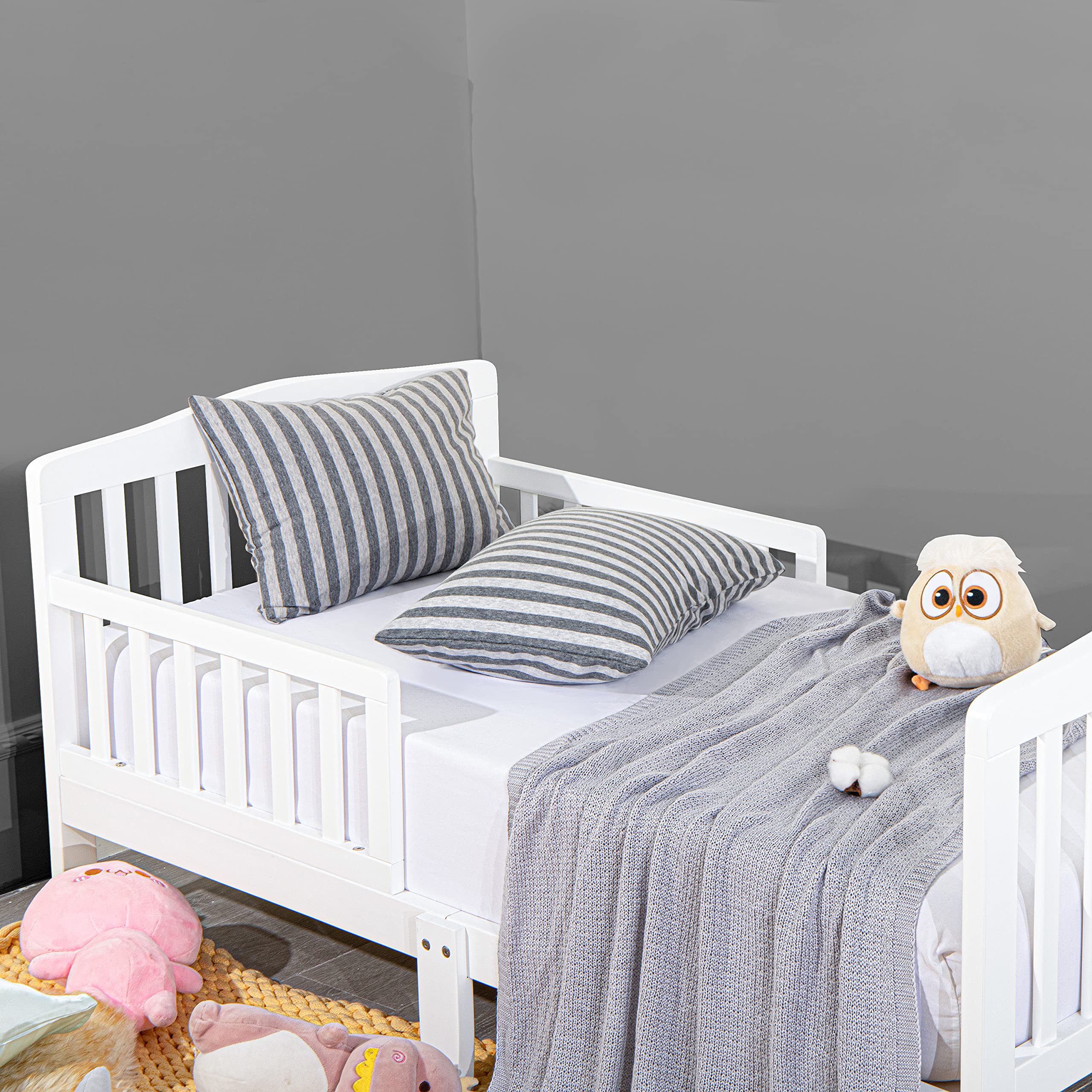 NTBAY striped cartoon pattern adds cheerful nursery decor.