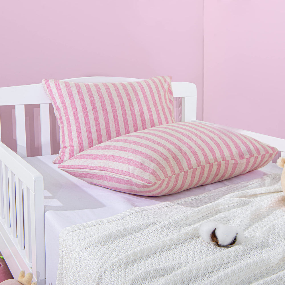 NTBAY striped pattern decorates the nursery while protecting pillows.