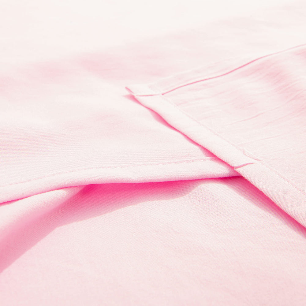NTBAY envelope pillowcase pink keeps pillows neat and tidy.