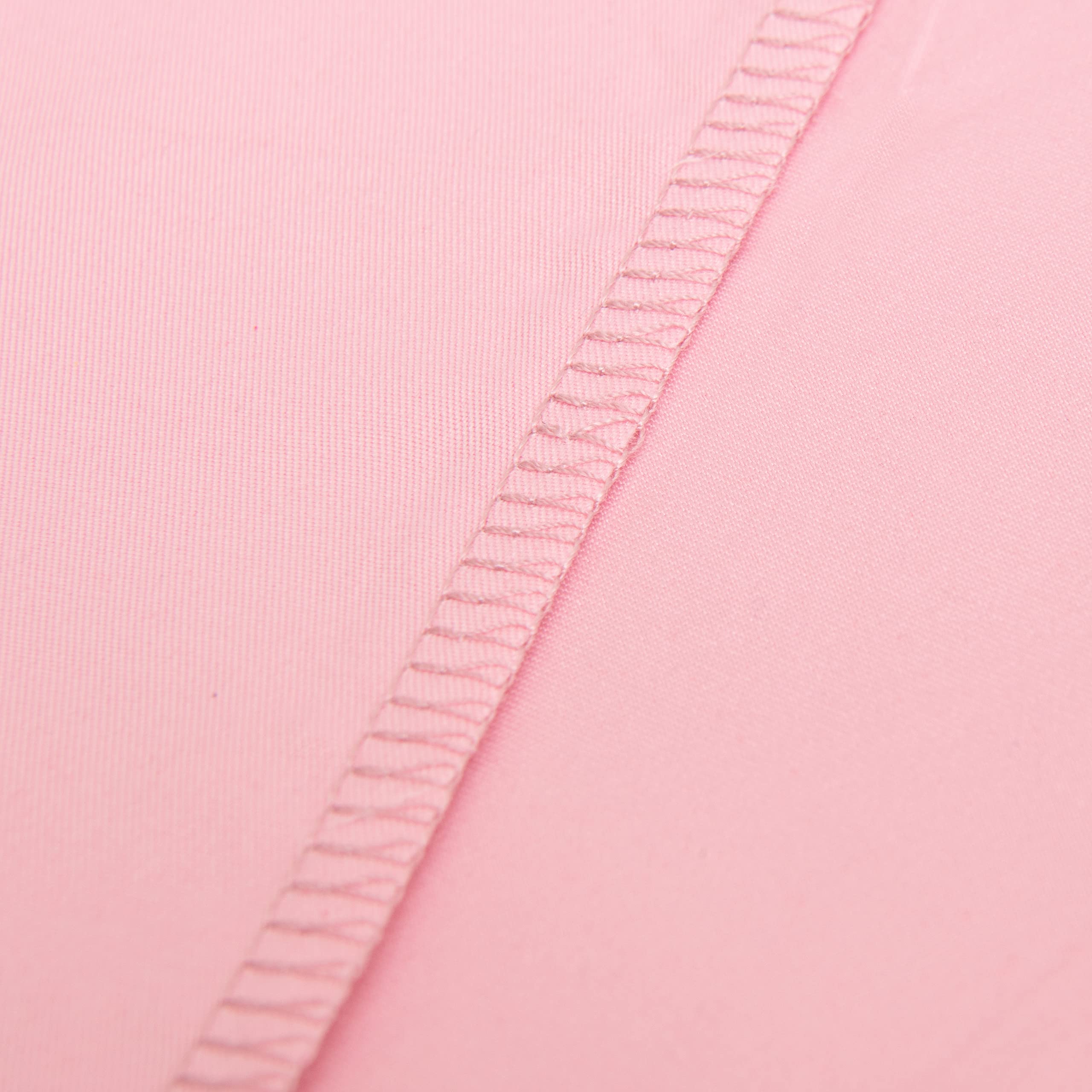 NTBAY flat sheet pink adds comfy layering for naps.