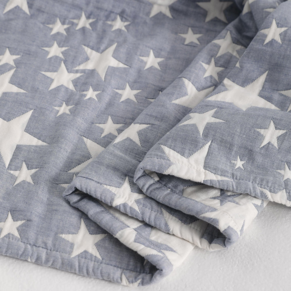 NTBAY blanket laid flat on crib shows 30x40 inches size convenience.