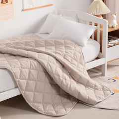 NTBAY close-up of microfiber fabric highlights fluffy, breathable softness.