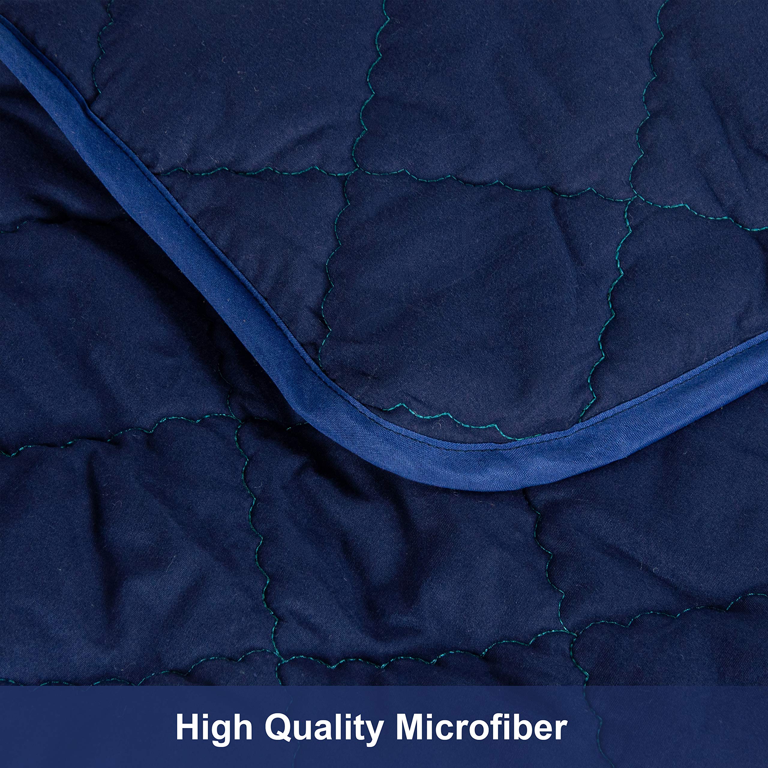 NTBAY comforter navy on stroller showcases versatile everyday companion for outings.
