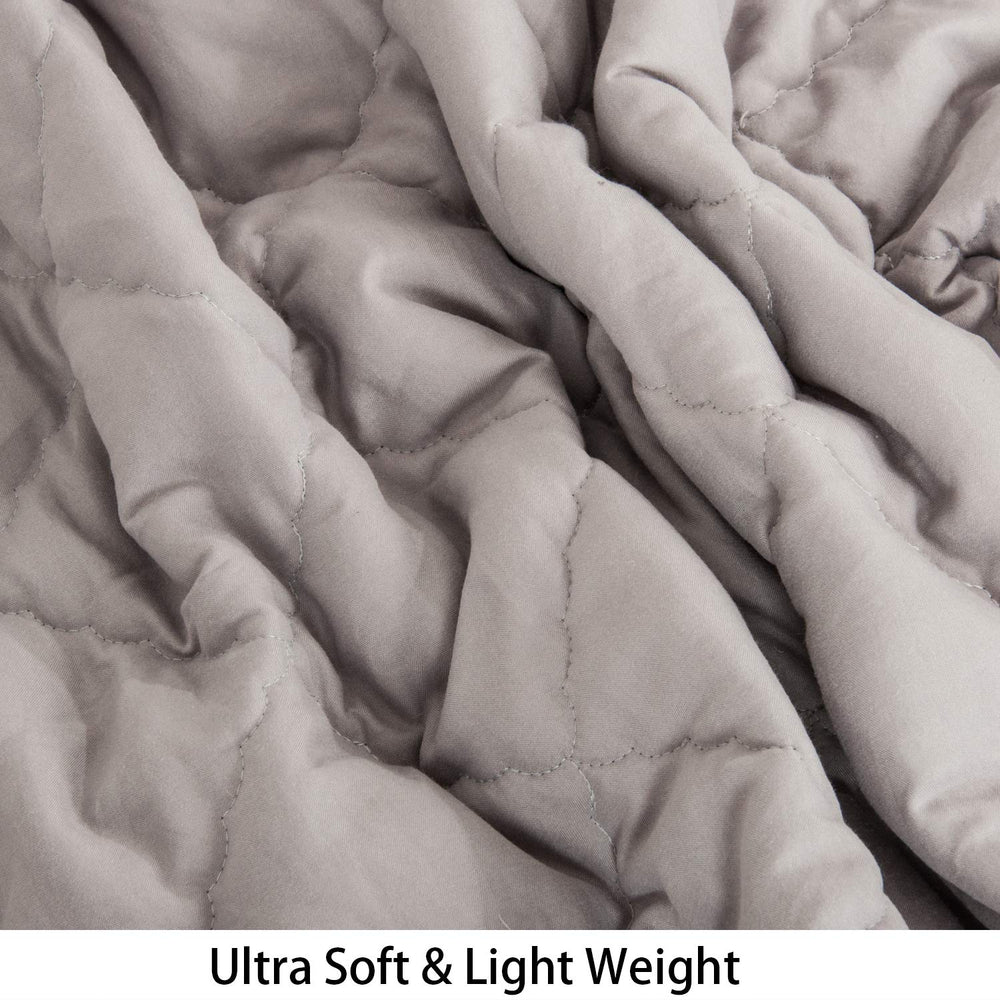 NTBAY down alternative comforter on crib scene for neutral nursery aesthetics.