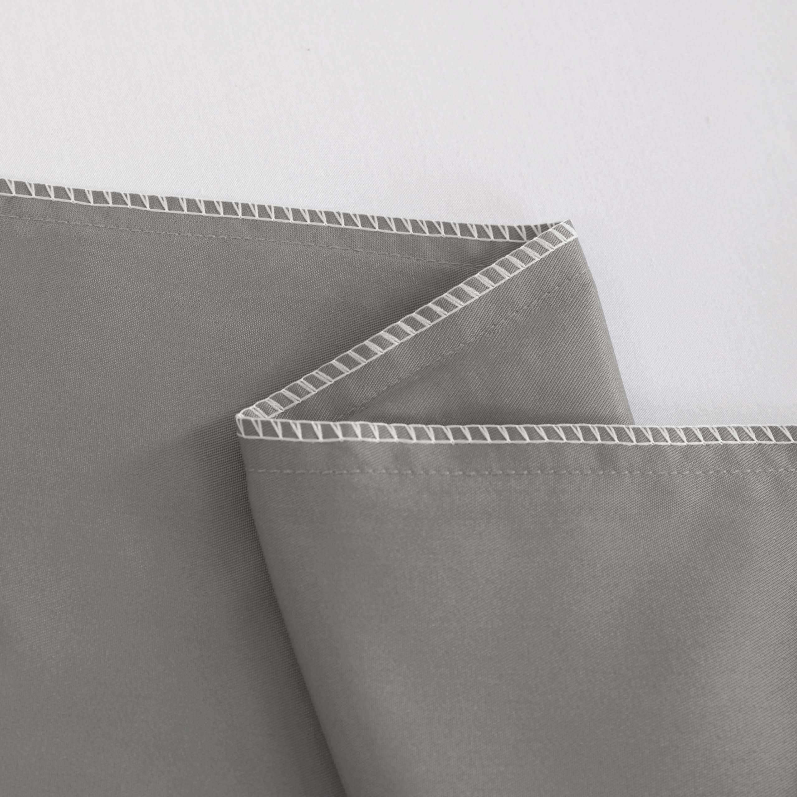 NTBAY smoke grey pillow case adds versatile color to bedding.