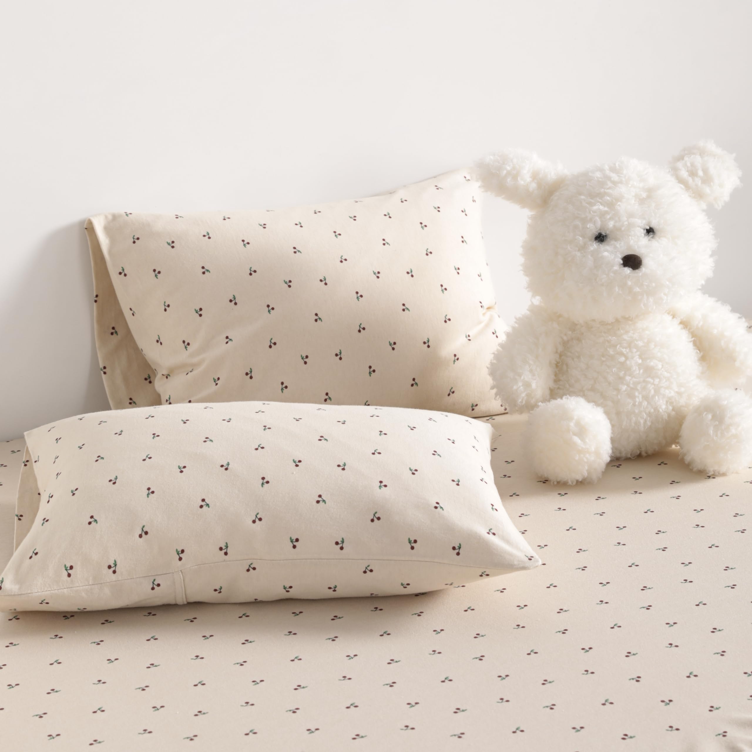 NTBAY toddler pillowcase with cartoon characters offers easy-clean cotton for nursery decor