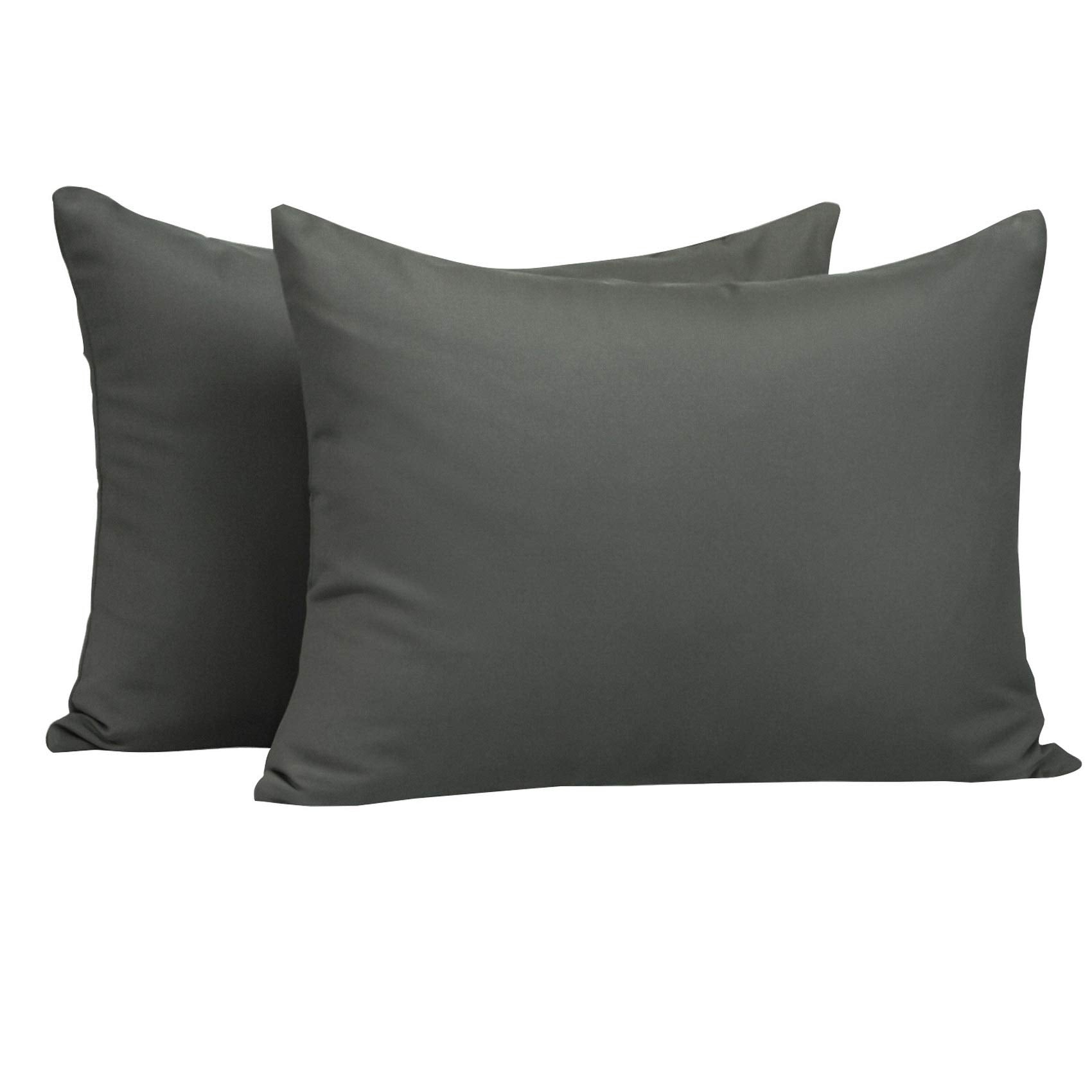 NTBAY toddler pillowcase in dark grey with zipper for secure pillow cover
